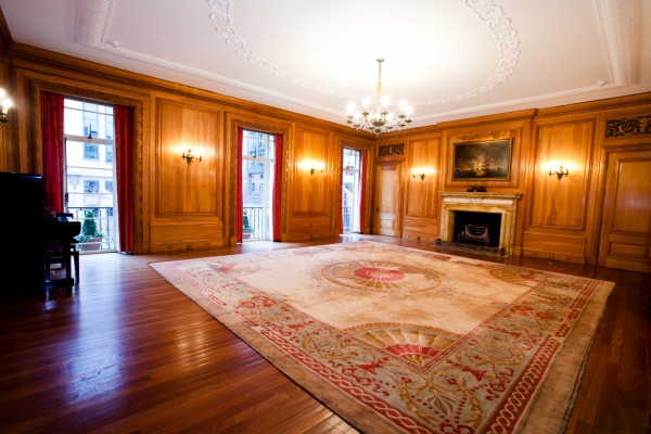 Court Room set for a reception