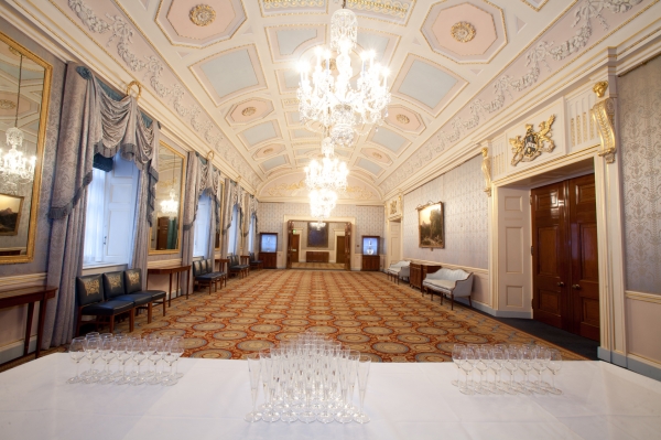 Reception Room set for a drinks reception