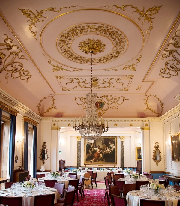 The Court Room set with round tables